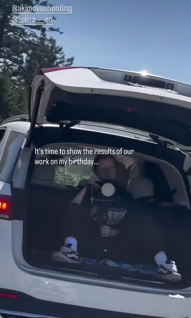 A shoot day story: filming from the car and the open trunk